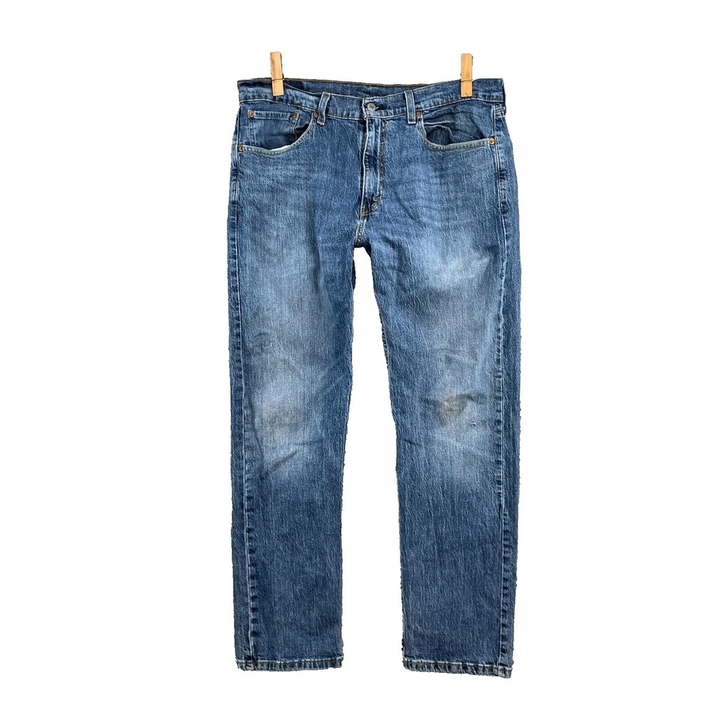 Levi's 505 Jeans Mens 36x29*‎ Blue Denim Workwear Preppy Academia Grunge Skate